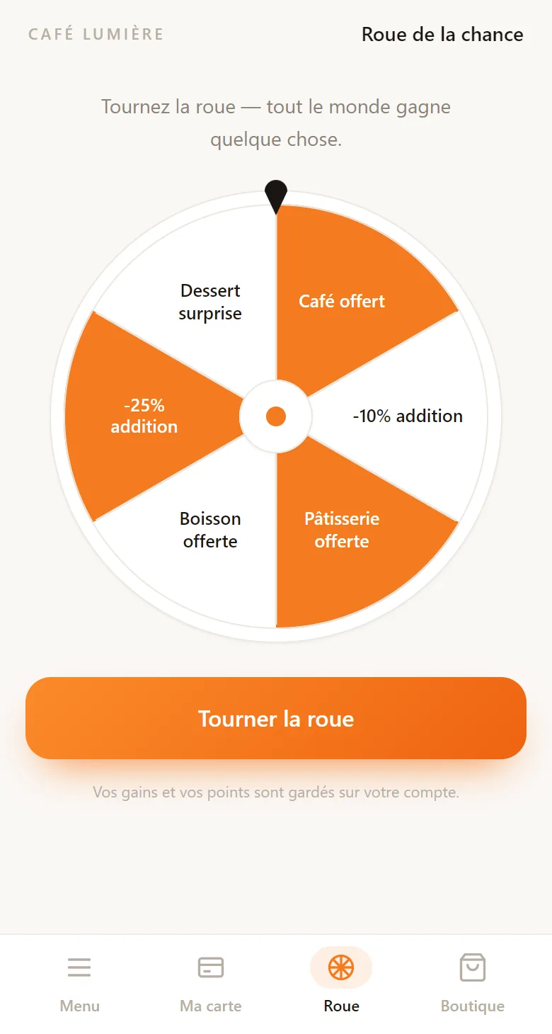 La roue — programme de fidélité Scaniha